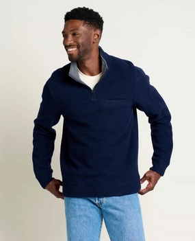 Kennicott Quarter Zip Sweater Breathable Mesh Panels