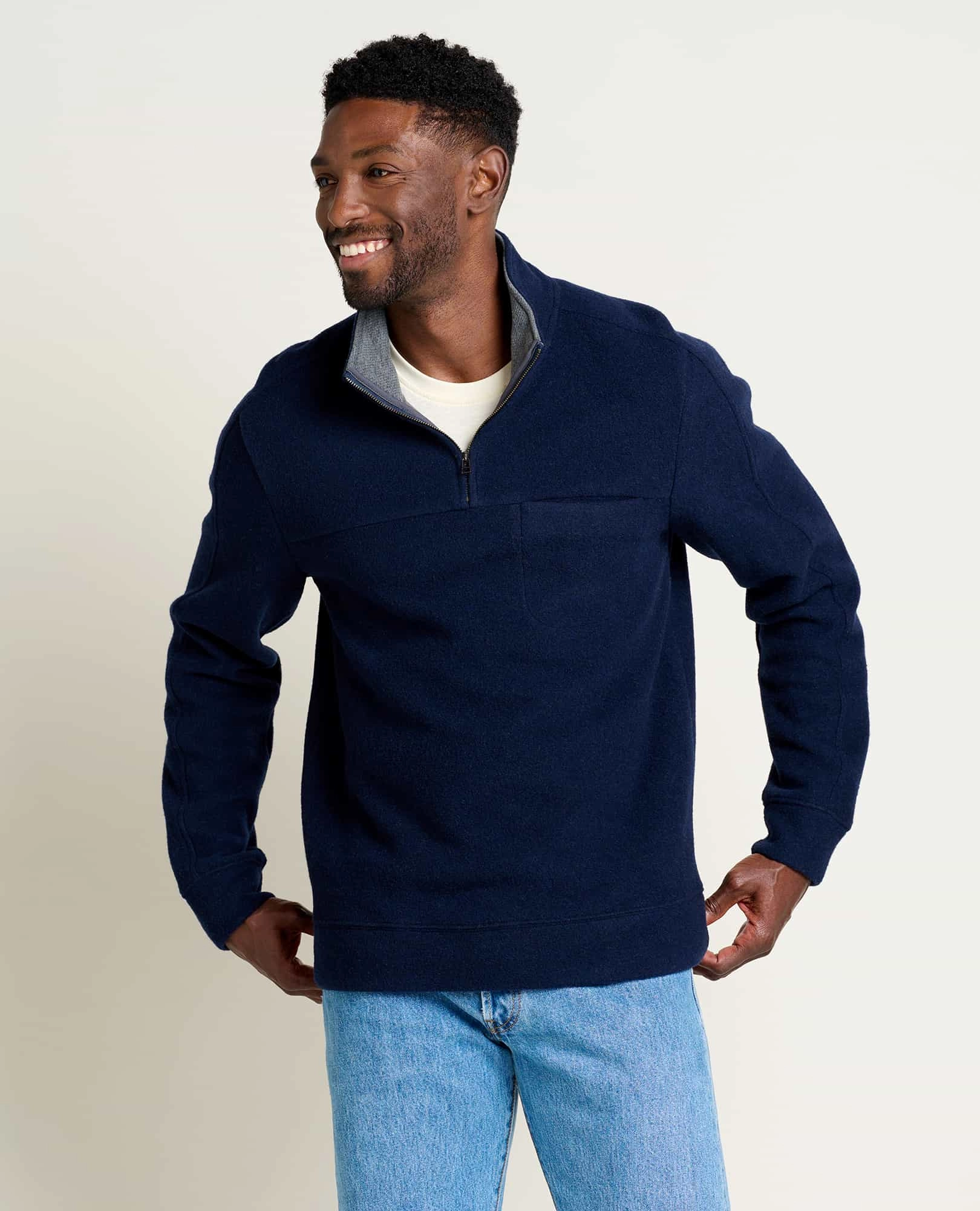 Comfy Trend Kennicott Quarter Zip Sweater