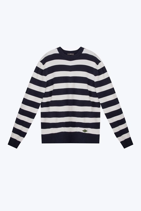 Knitted Cotton Crew Neck Sweater [AT] Lightweight Comfort