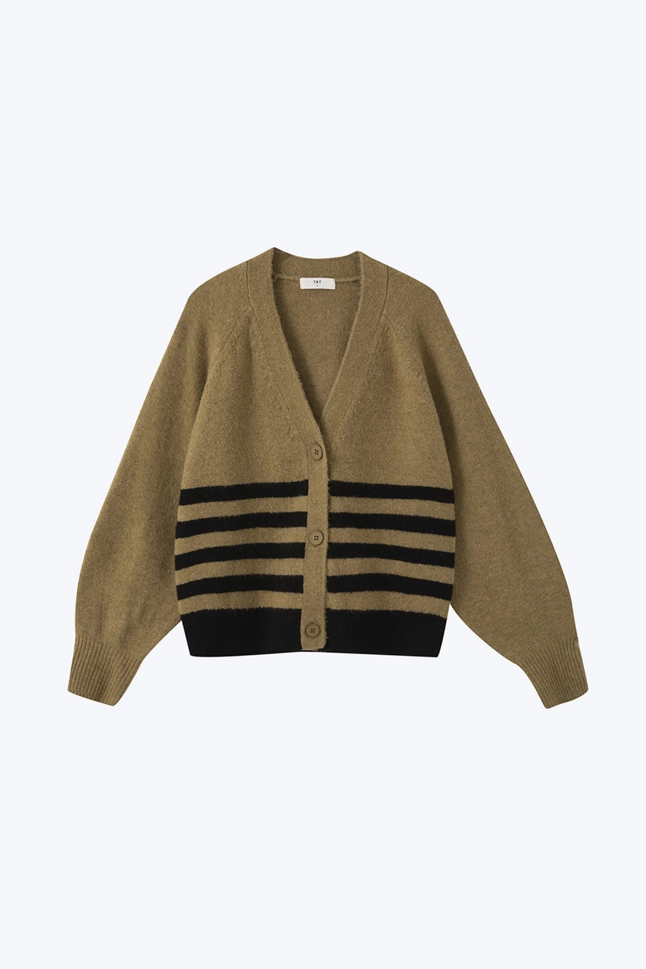 Crisp Air Piece Glossy Finish Knitted Oversized Cardigan [AT]