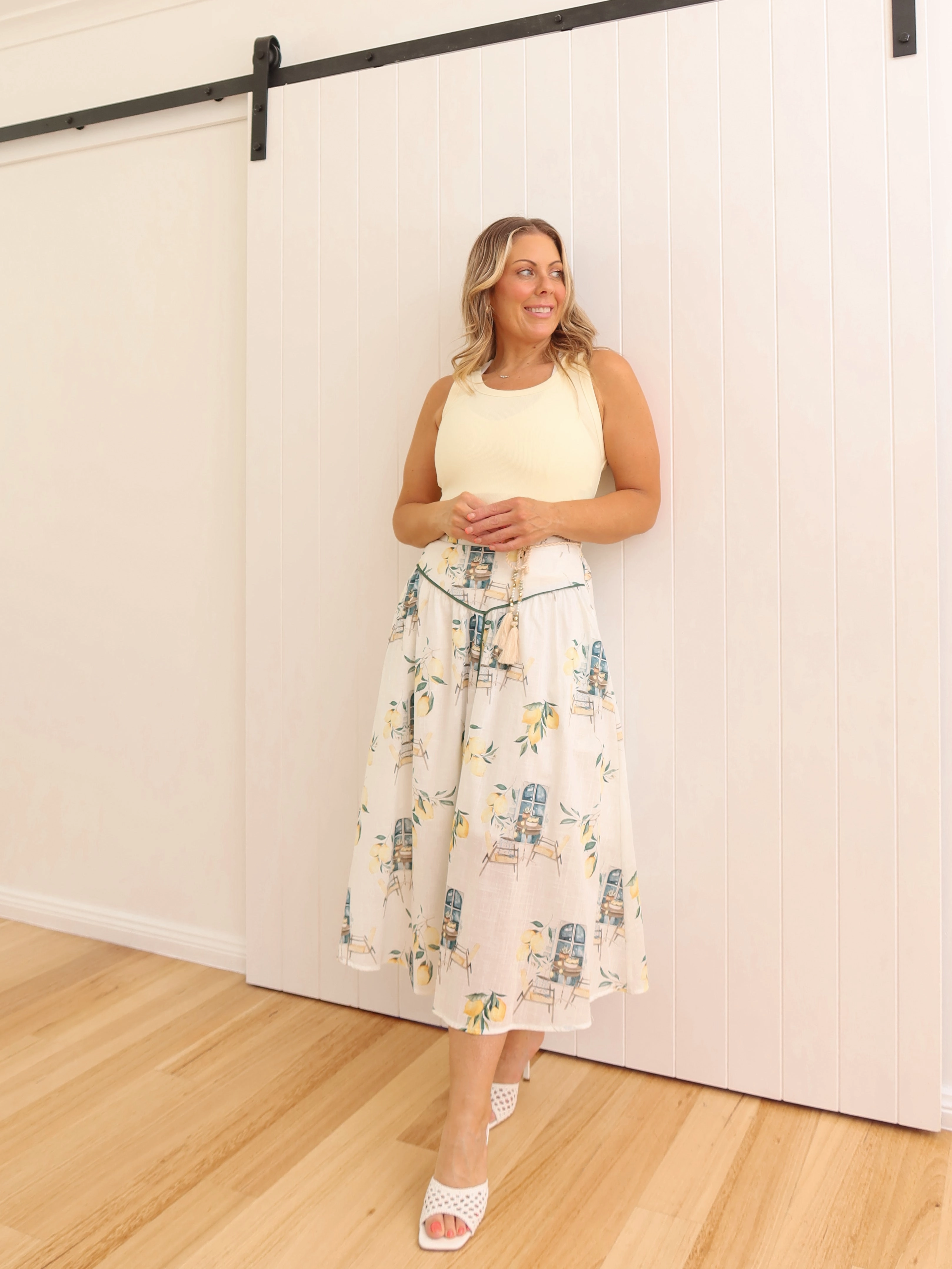 Chic casual A Line Silhouette Serenity Skirt