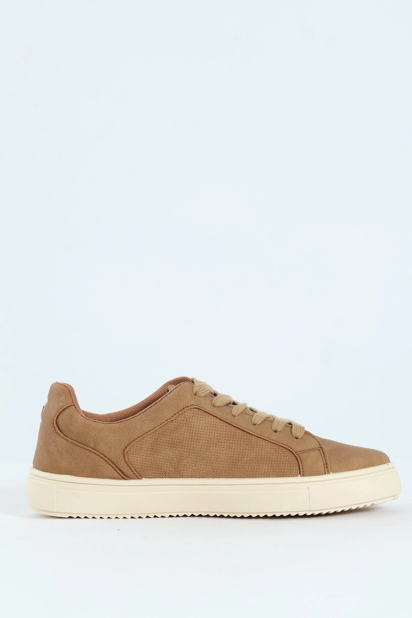 Comfort Midsoles Lace Up Mono Sneaker - Taupe