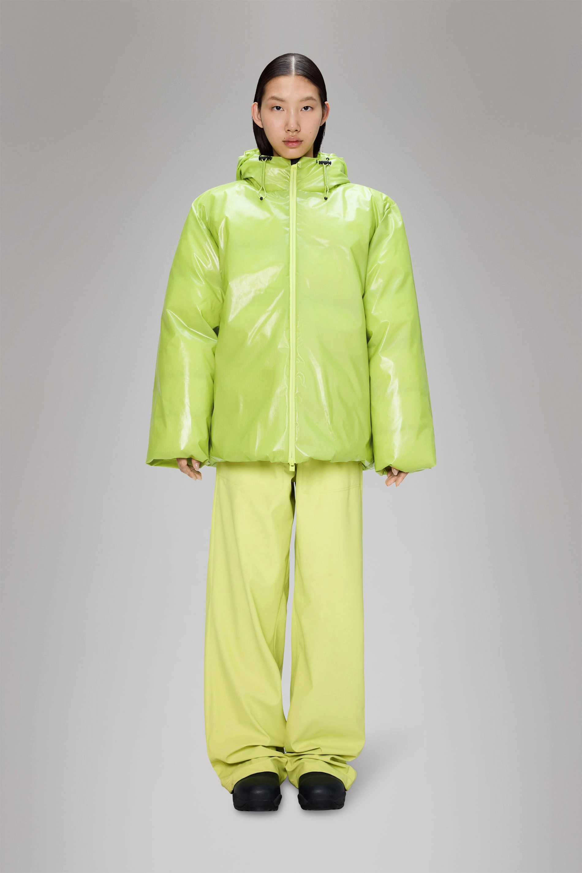 UV Resistant Finish Layered Collar Sibu Vision Puffer Jacket