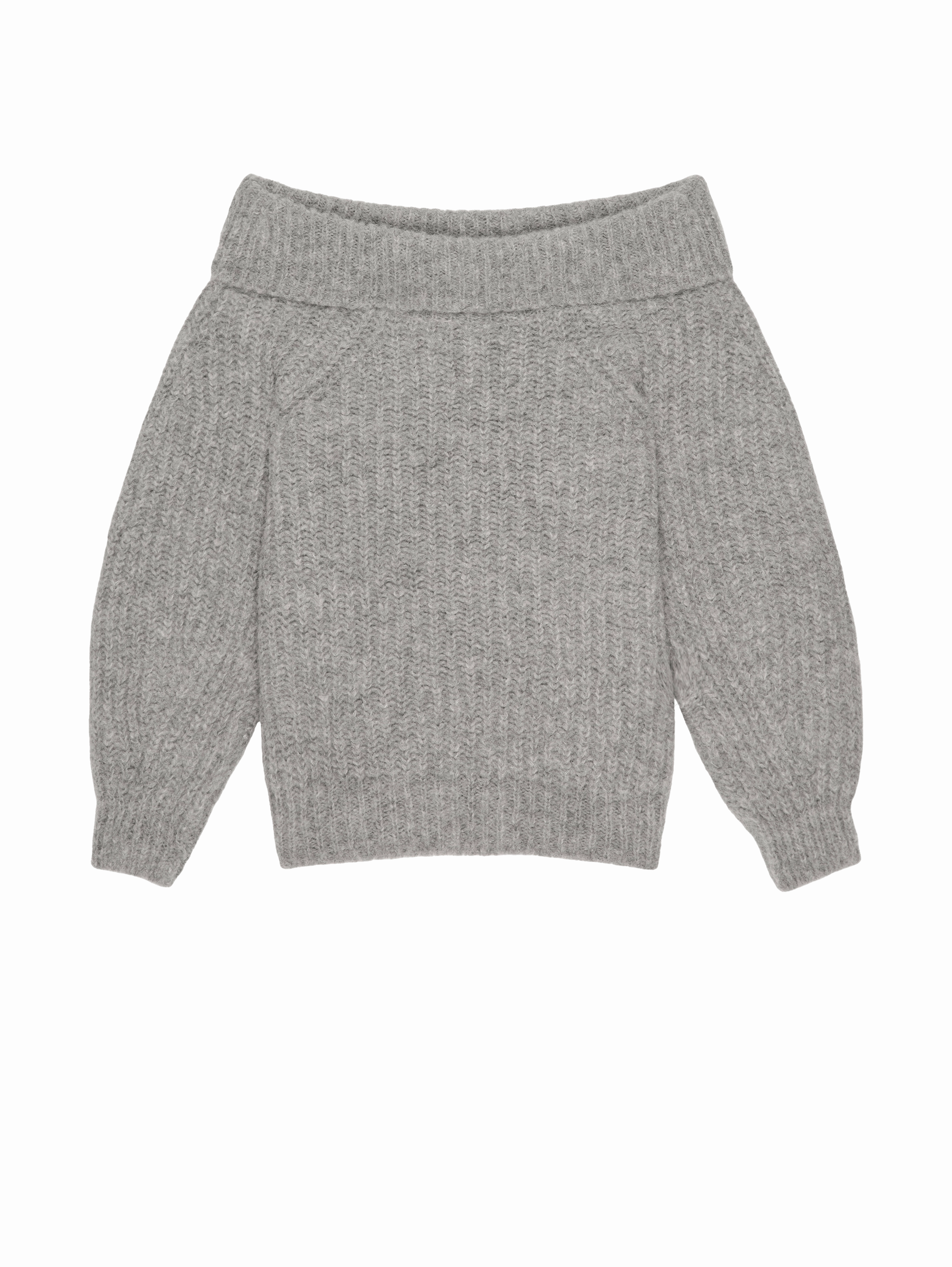 Chilly Days Chilly Knitwear Serena Sweater - Dove Gray Heather