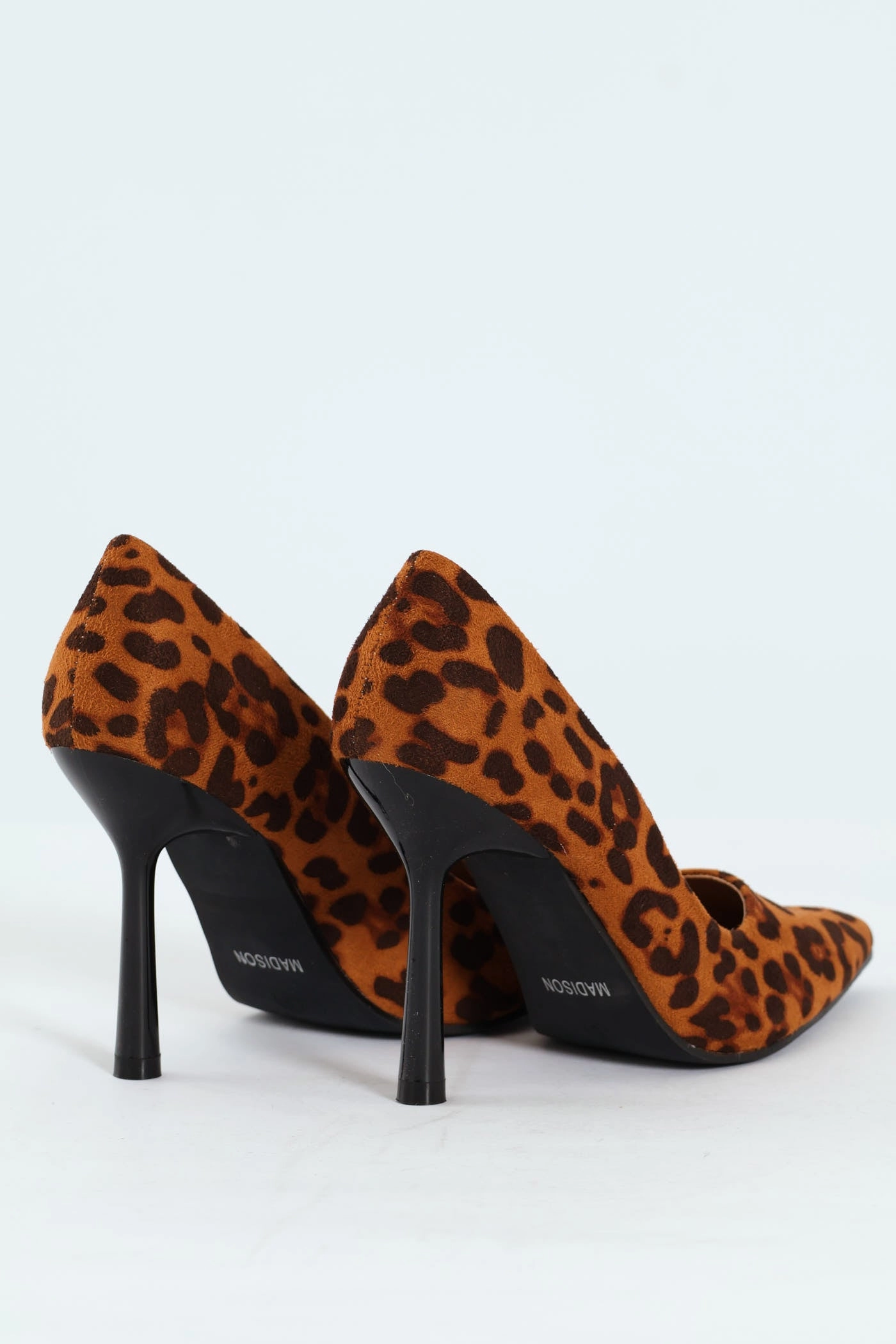 Enhanced Mobility Supportive Pointed Toe Court Stiletto Heel - Animal Print