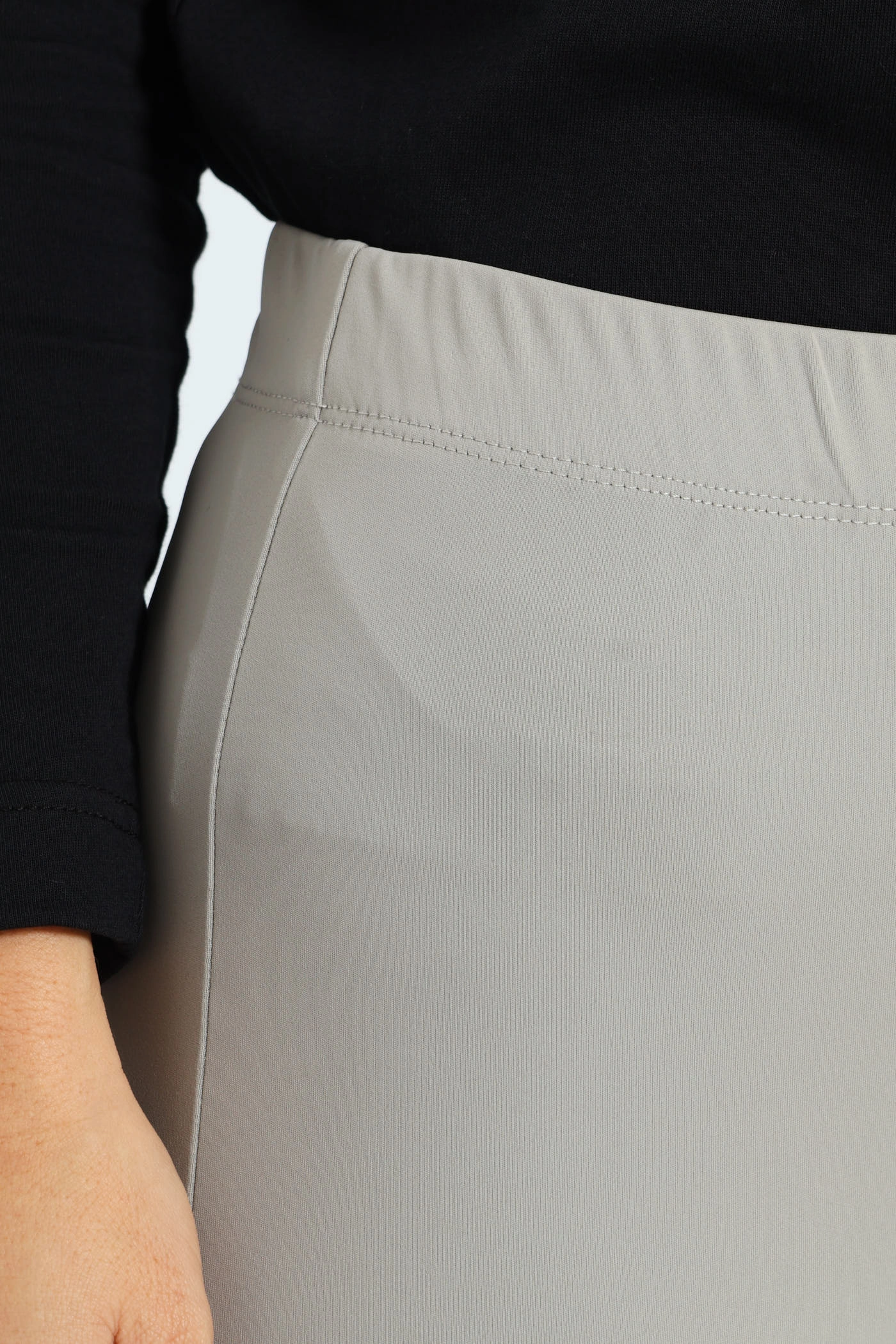 HighWaistSupport Essential Comfort Wear Legging With Wide Waistband - Airforce