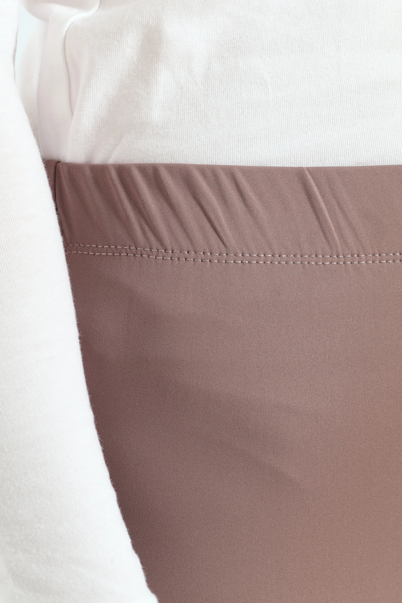 Legging With Wide Waistband - Mauve Flexible Activewear