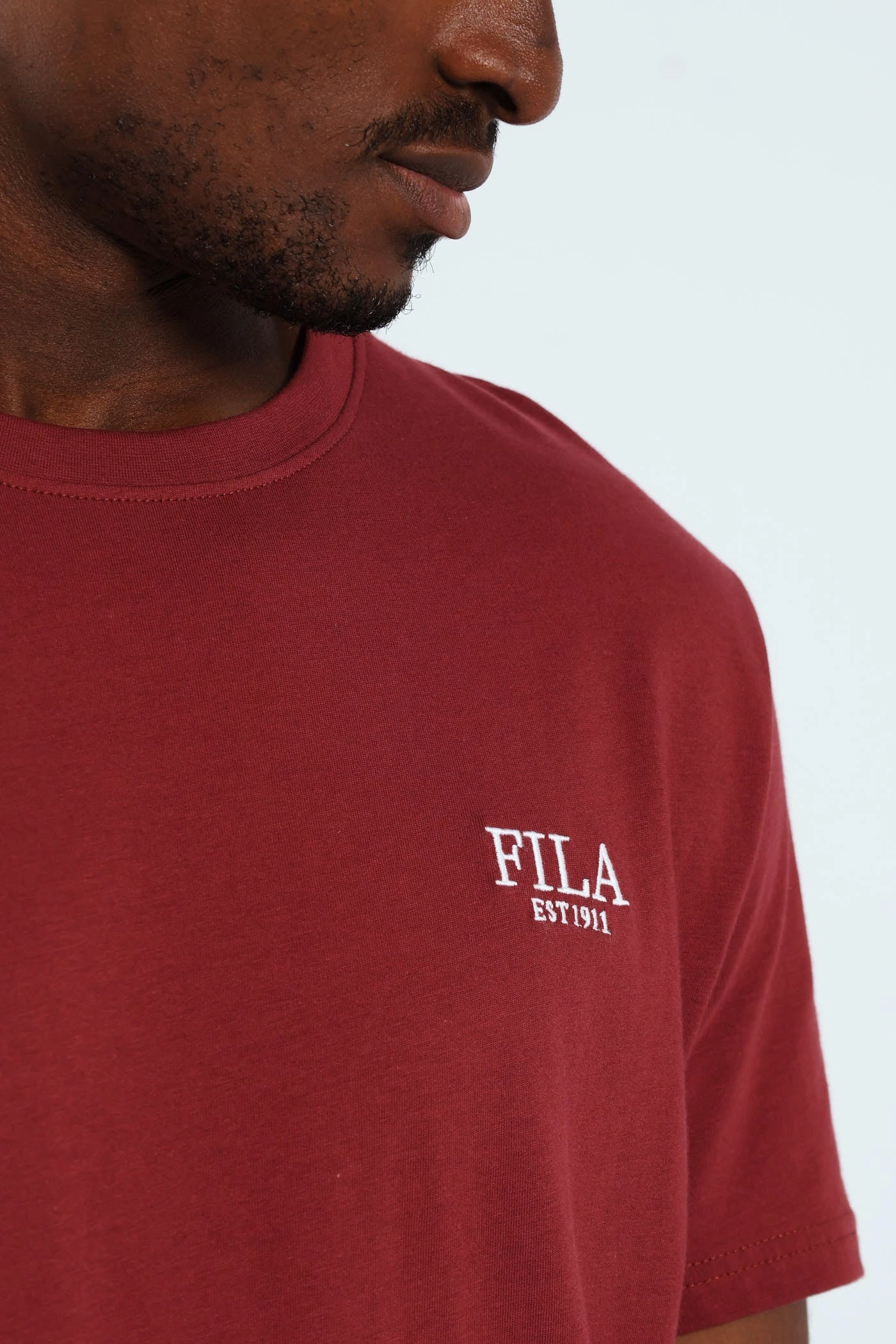 Lennon Tee - Maroon brandable High-Quality Cotton