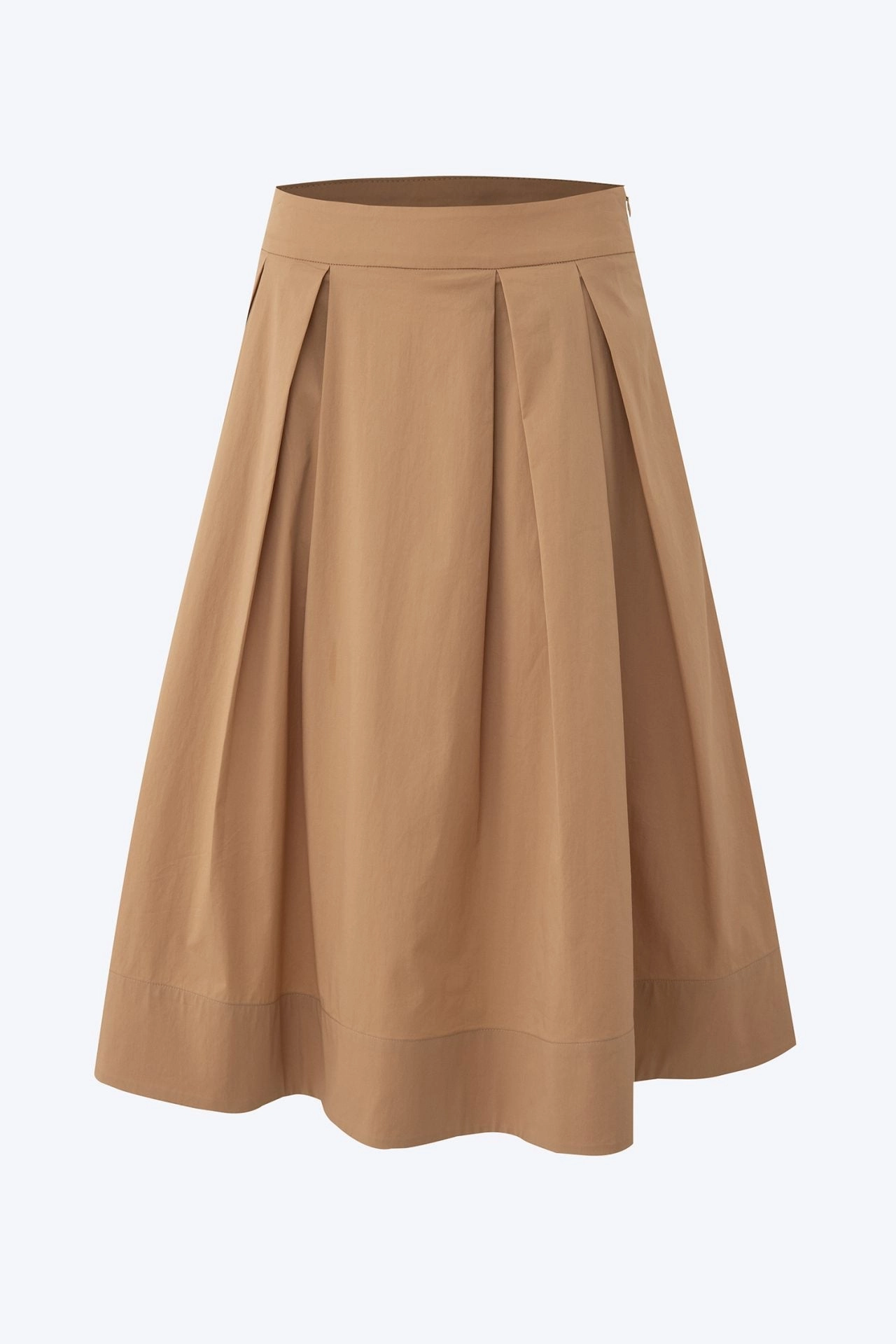 Sleek Flow Pleated Flare Skirt