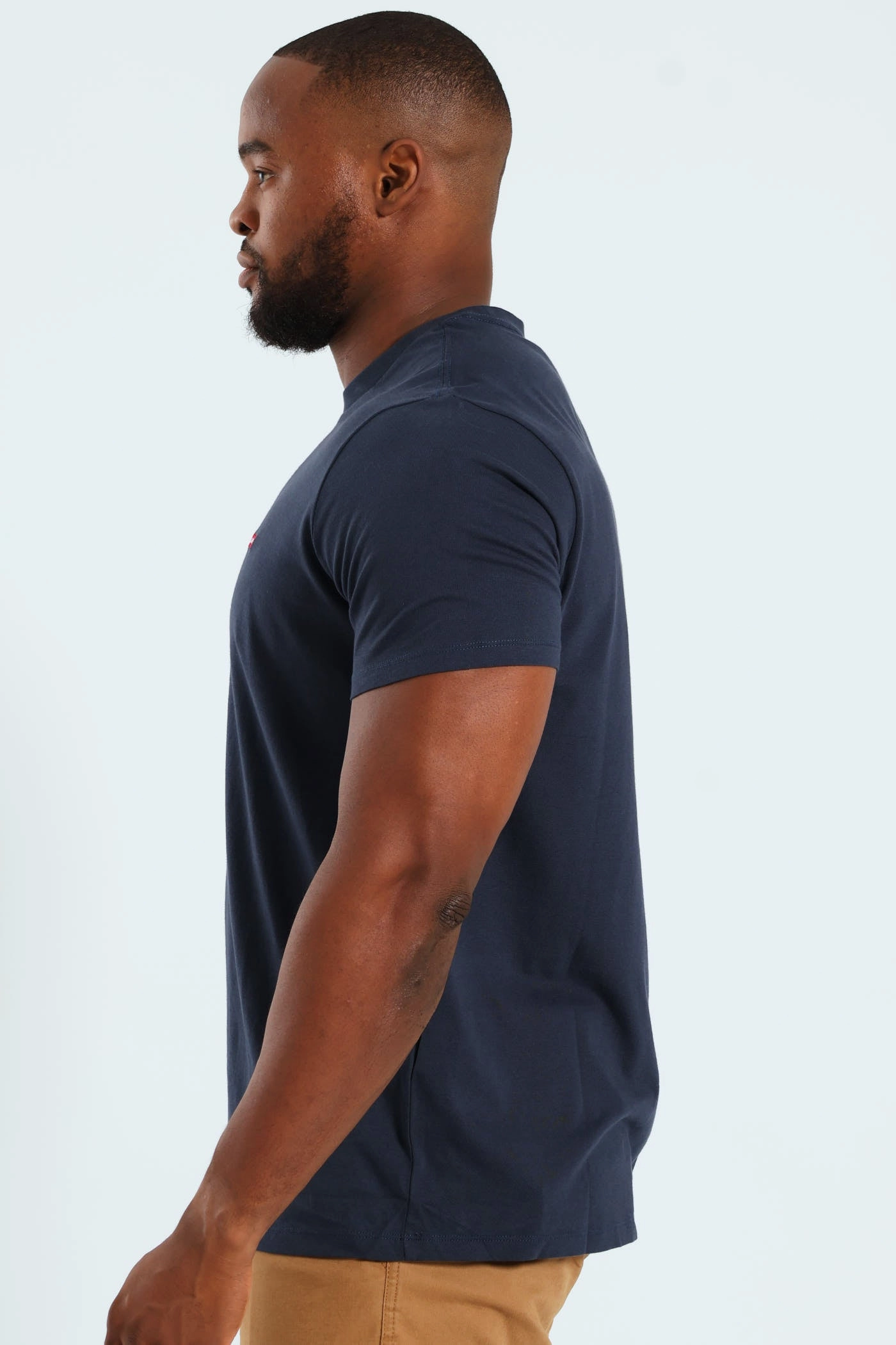 Brushed Interior Lining Original Hm Za Tee - Navy