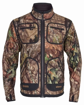 Harkila Mossy Kamko WSP Reversible Fleece Jacket Modern Fit