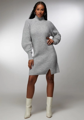 Oversized Sweater Dress Soft Profile Curve-Enhancing
