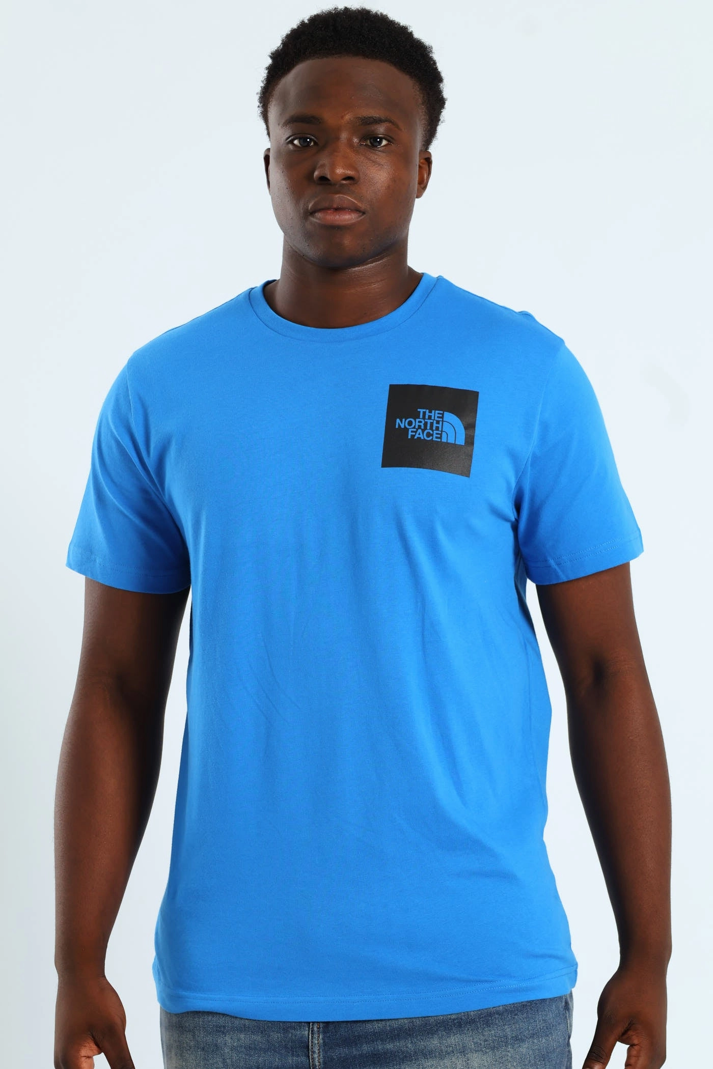 Short Sleeve Fine Tee - Blue MoistureWickingFabric Light Style