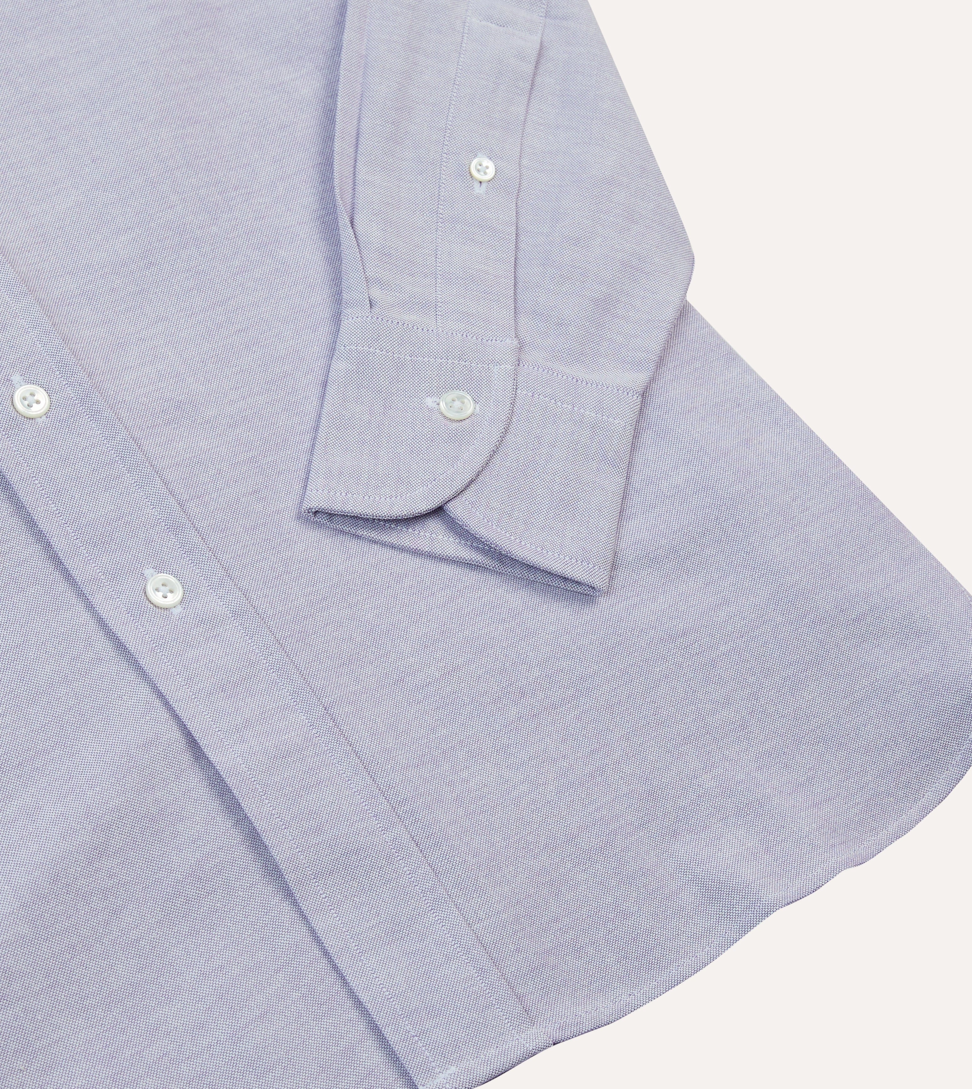 Lilac Cotton Oxford Cloth Button-Down Shirt Mix-And-Match