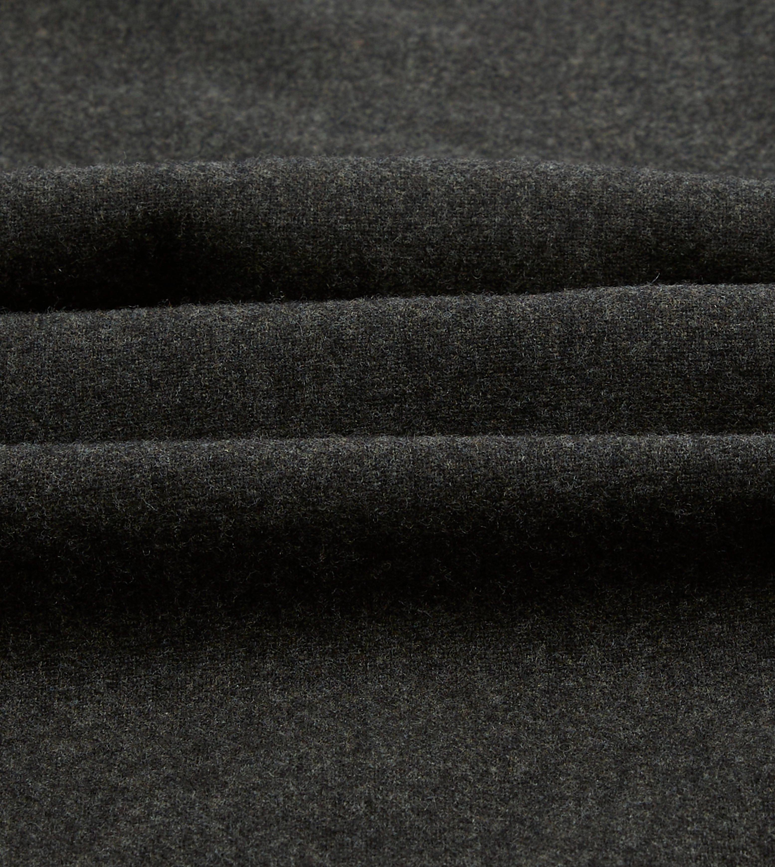 Grey Wool Four-Pocket Camp Collar Work Shirt Indoor Comfort Comfortable Wear