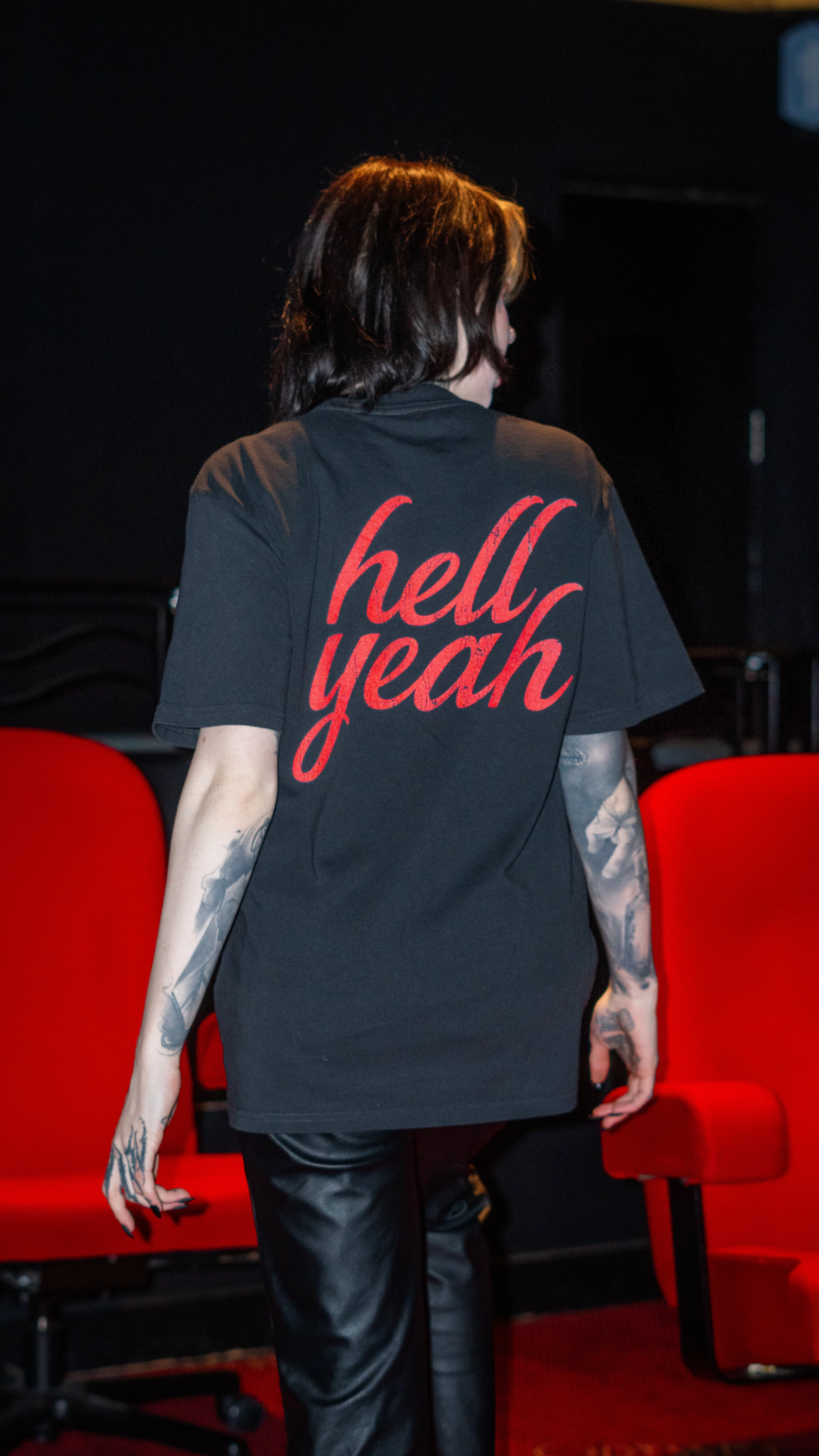 Live From The Crypt Tee / F&B Print Fitted Shirt ContrastTipping