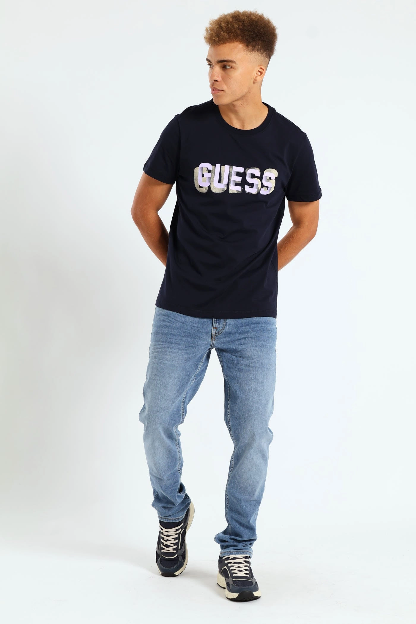 Logo Tee - Blue Comfort and Breathable