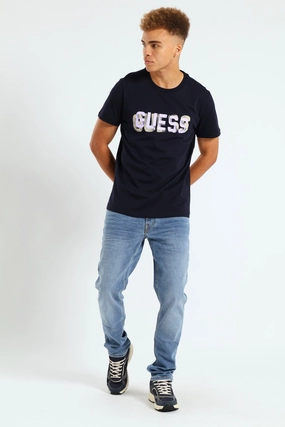 Logo Tee - Blue Comfort and Breathable