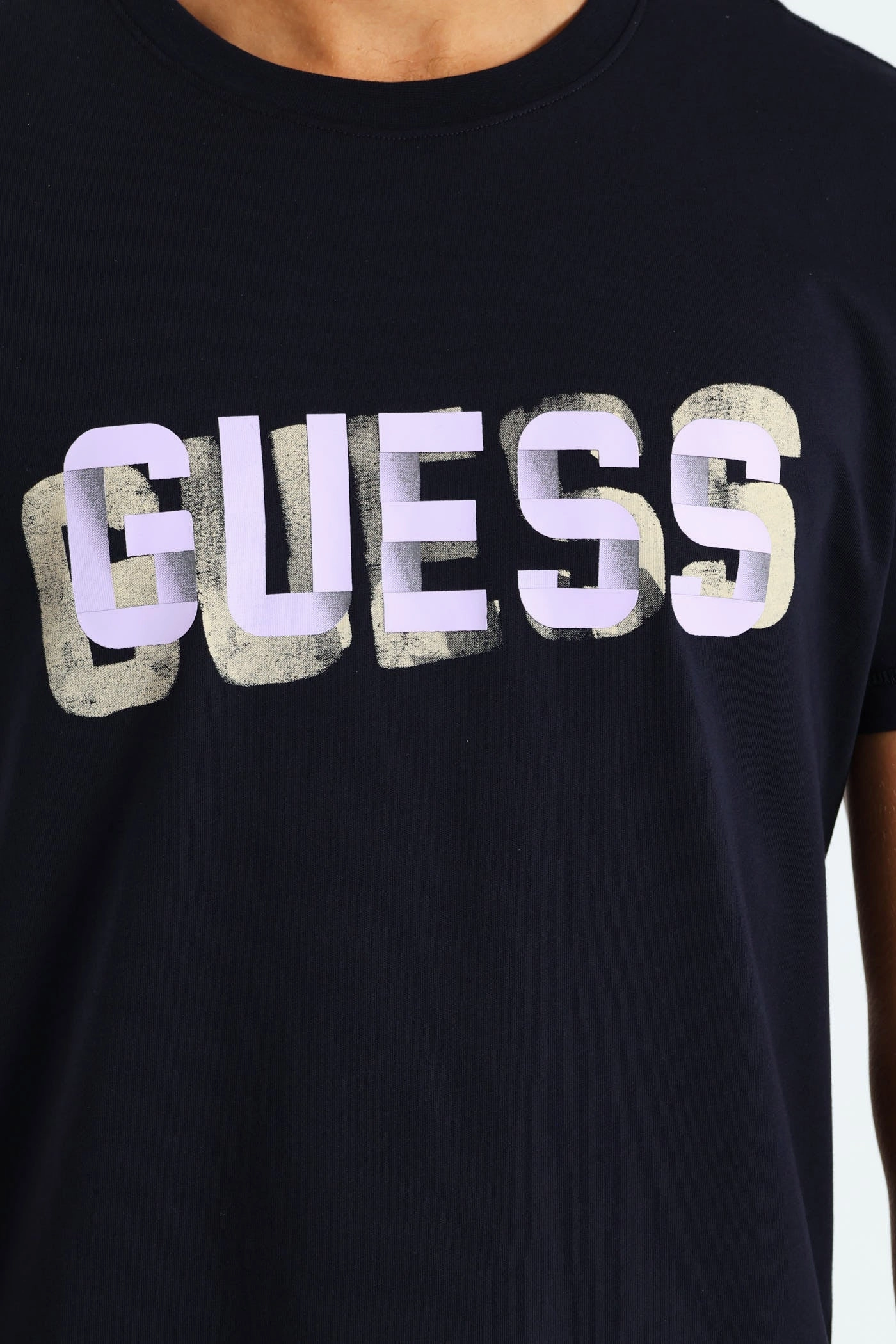 Comfortable Style Logo Tee - Blue