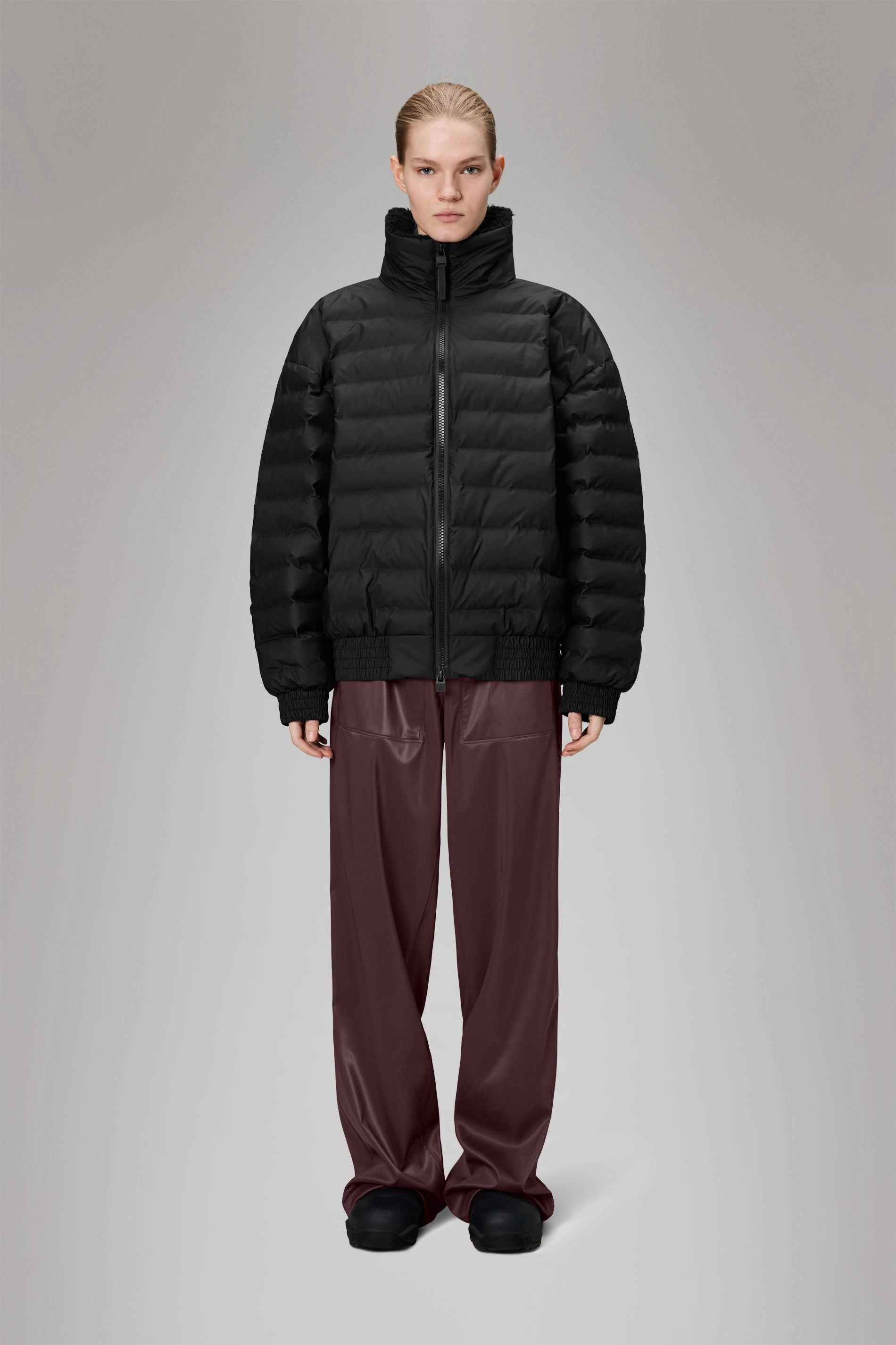 Lohja Vision Puffer Bomber Jacket Non Bulky Profile
