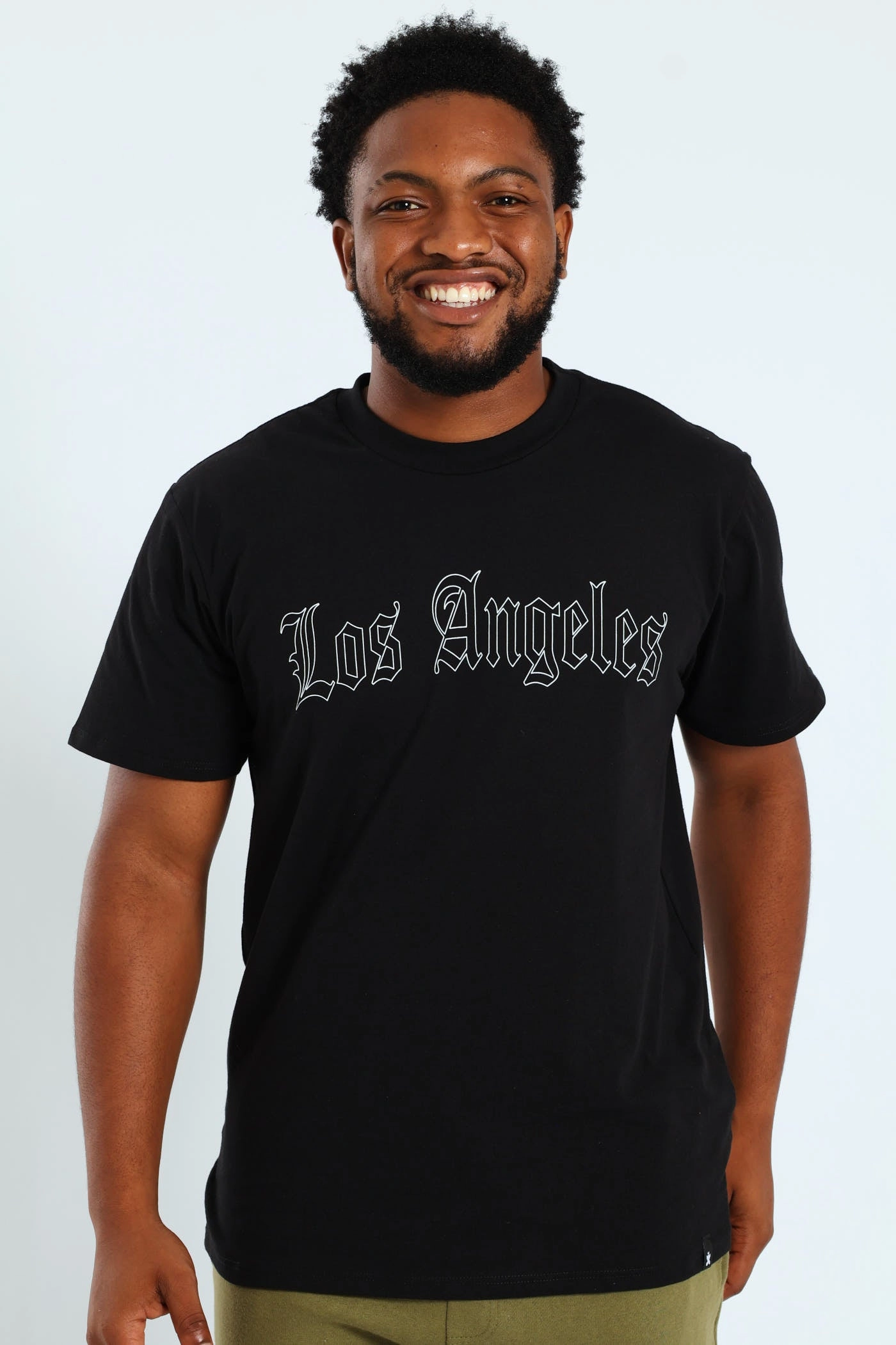 Lightweight Layer Soft Fit Wear Basketball Front & Back Printed Tee - Black