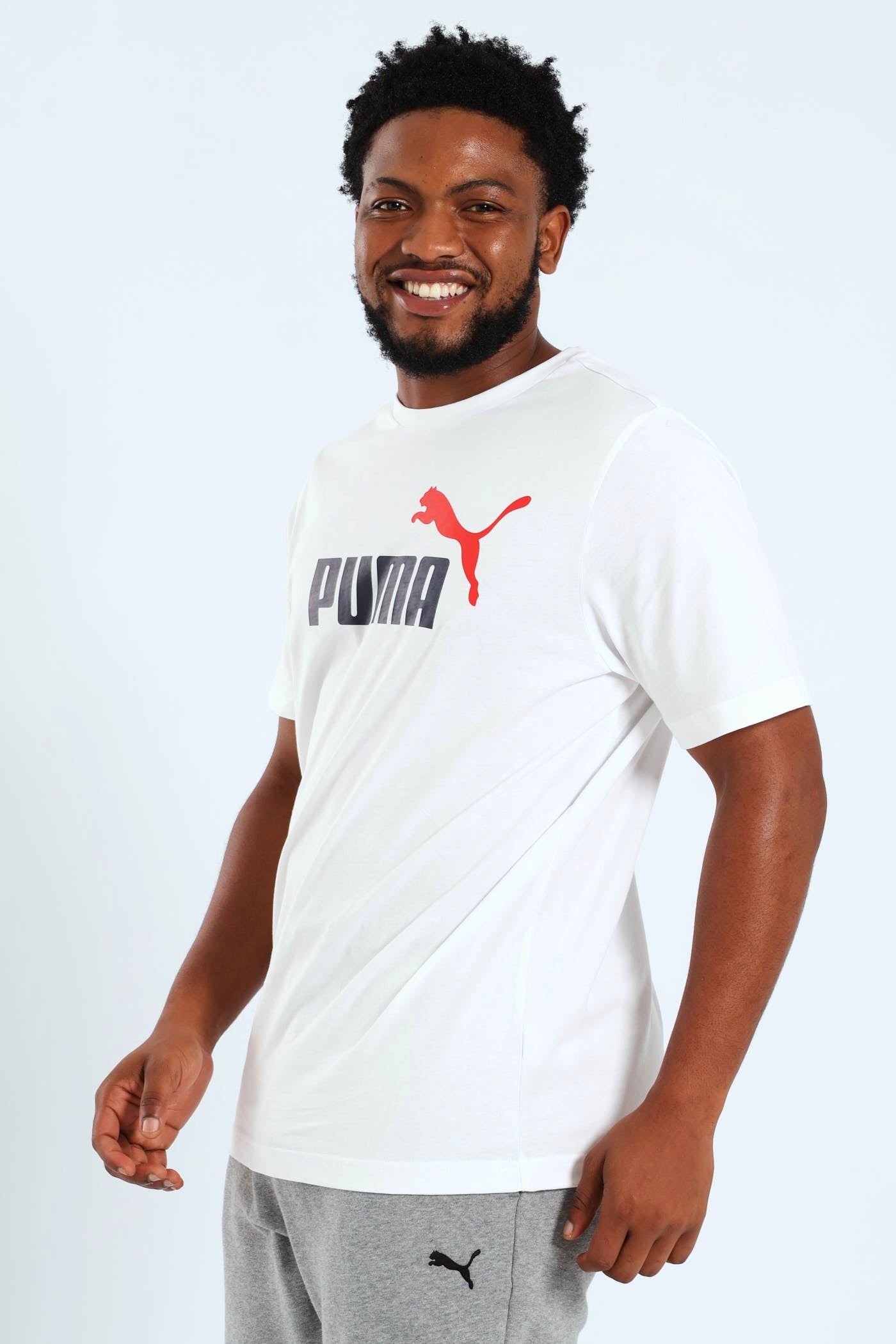 Essential 2 Colour No.1 Logo Tee - White Abrasion resistant Camping practicality