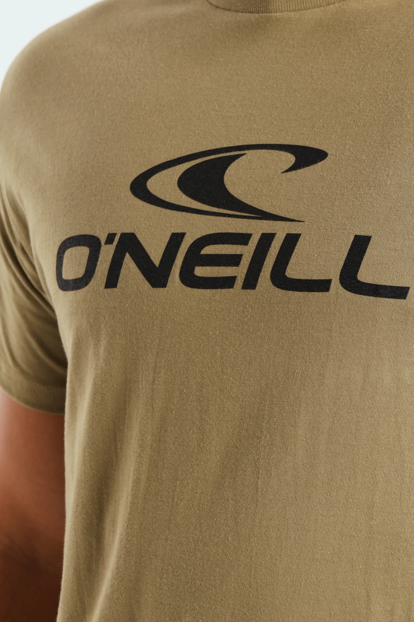 Light Style Cozy Layering Locked Up Big Tee - Fatigue