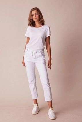 Morning Stroll Outdoor Adventure Date Night Double Layered Knees LTL BOYFRIEND JEAN - LA2760N