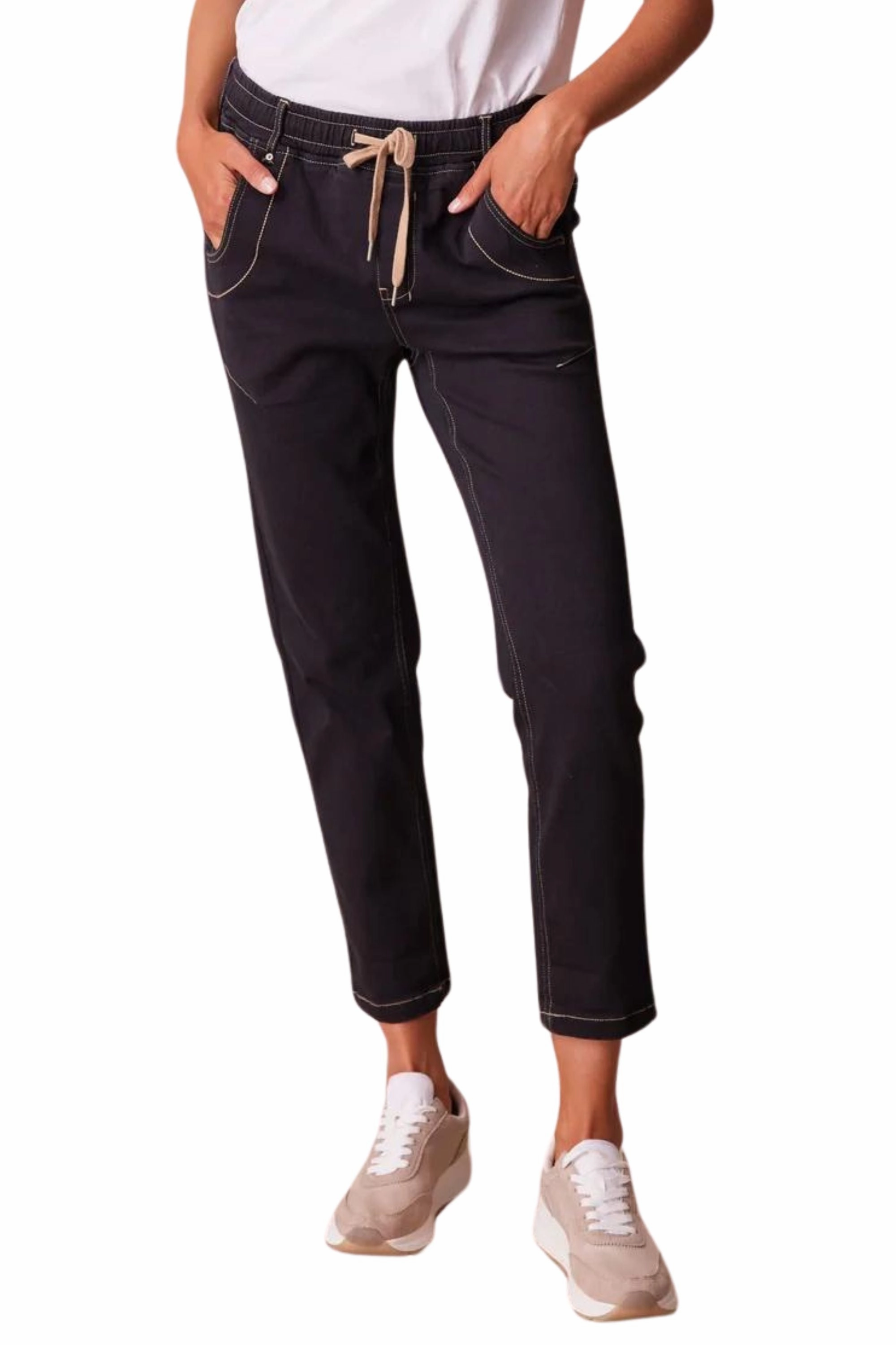 LTL BOYFRIEND JEAN - LA2760N Loose Textured Travel Outfit Travel Comfort