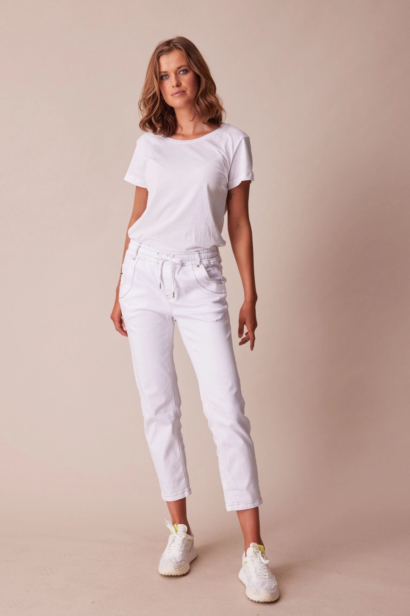 Morning Stroll Outdoor Adventure Date Night Double Layered Knees LTL BOYFRIEND JEAN - LA2760N