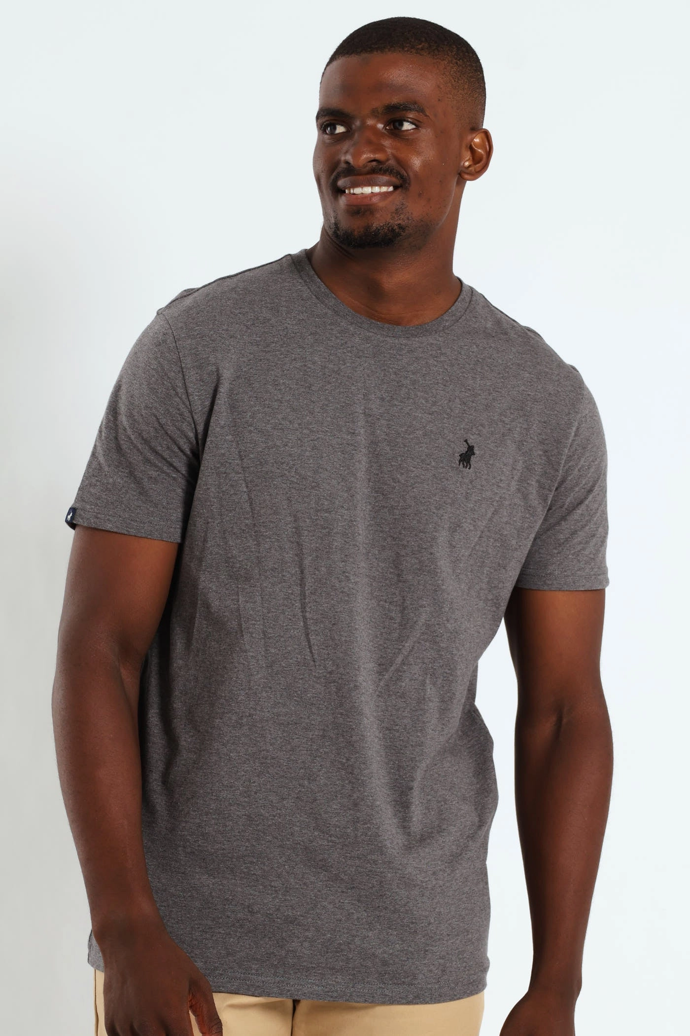 Lucus Tee - Charcoal Melange Casual Layering Wear