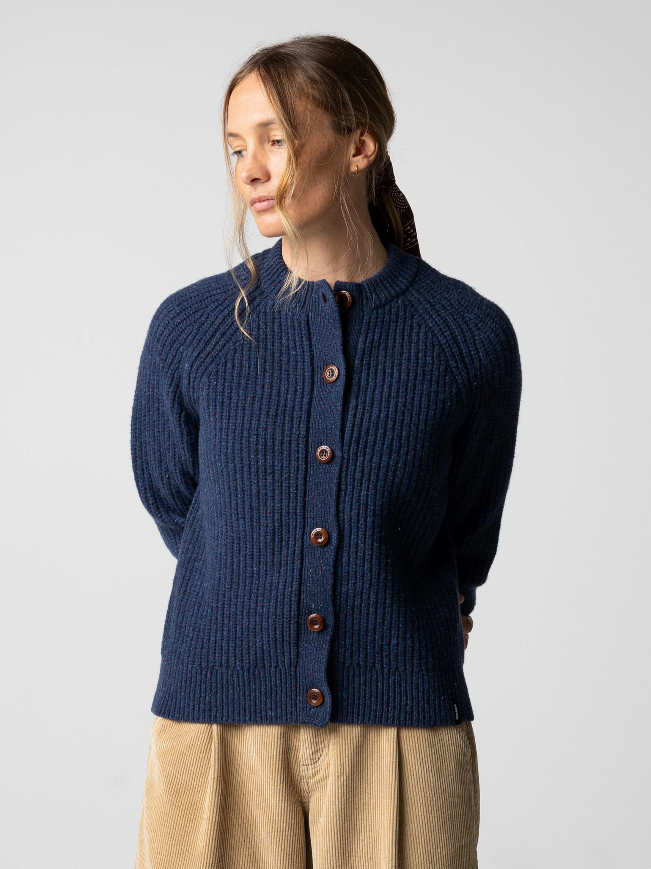 Day To Day Women's Mora Crew Neck Cardigan