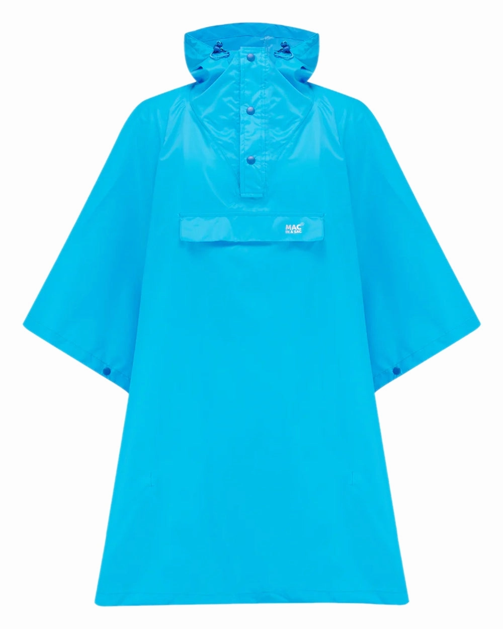 Mac In A Sac Origin Neon Waterproof Poncho Glow In Dark Trims