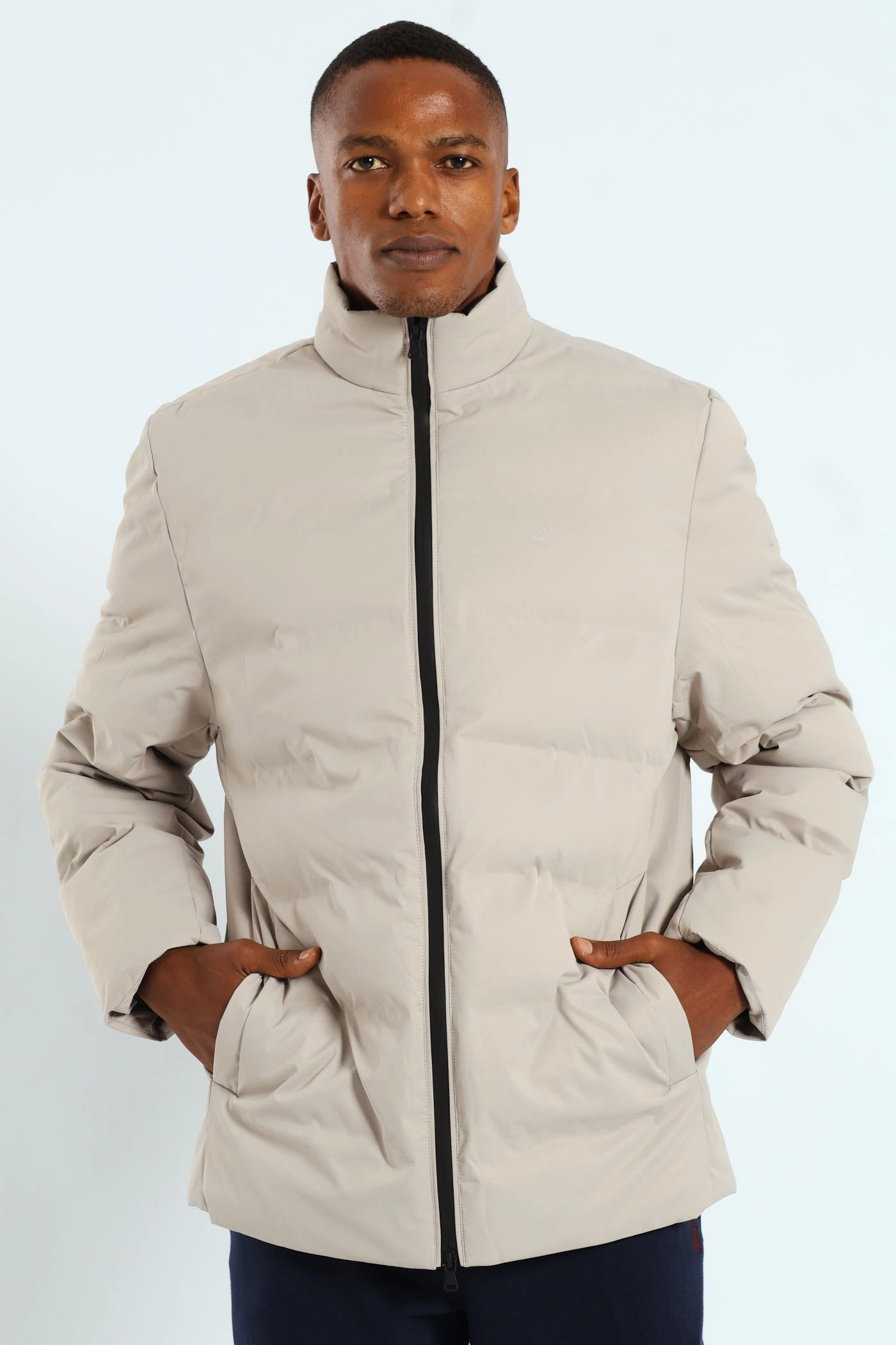 Mali Quilted Puffer - Light Grey Cold Climate Relaxed Comfort