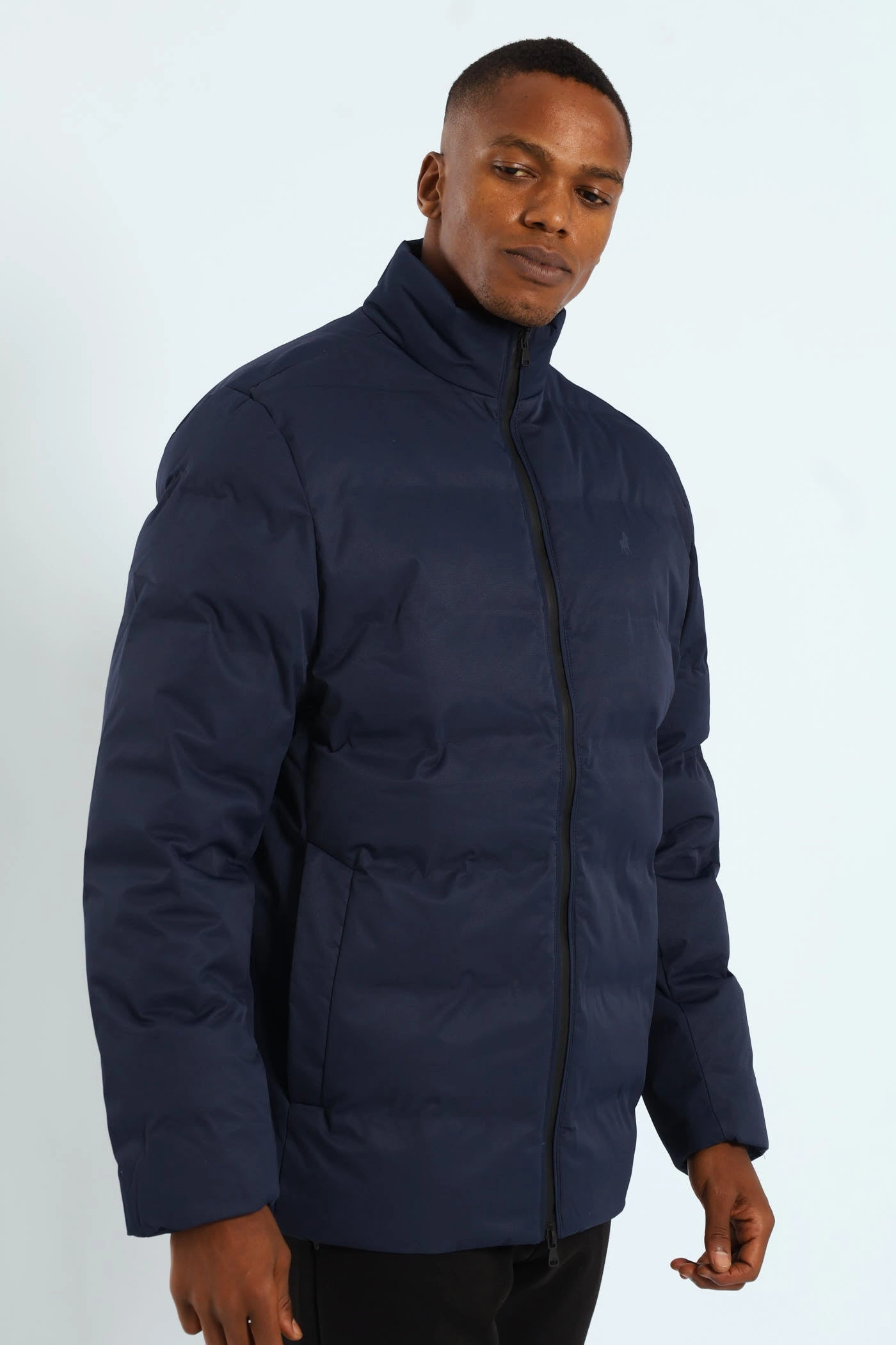 Mali Quilted Puffer - Navy Mold Resistant Coating