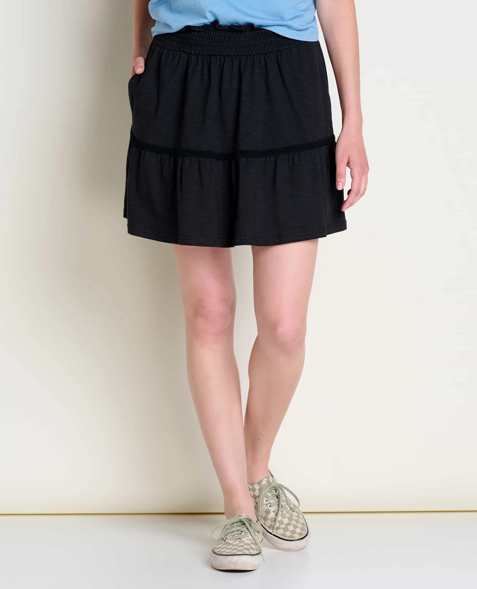 Marigold Ruffle Skirt quick dry