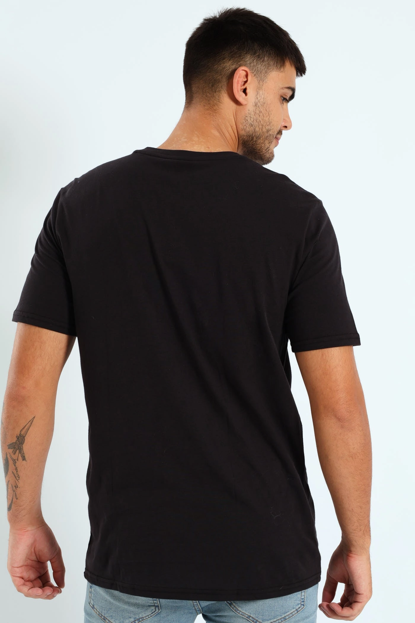 Fade Resistant Print Relaxed Comfort Mark II Tee 2.0 - Black
