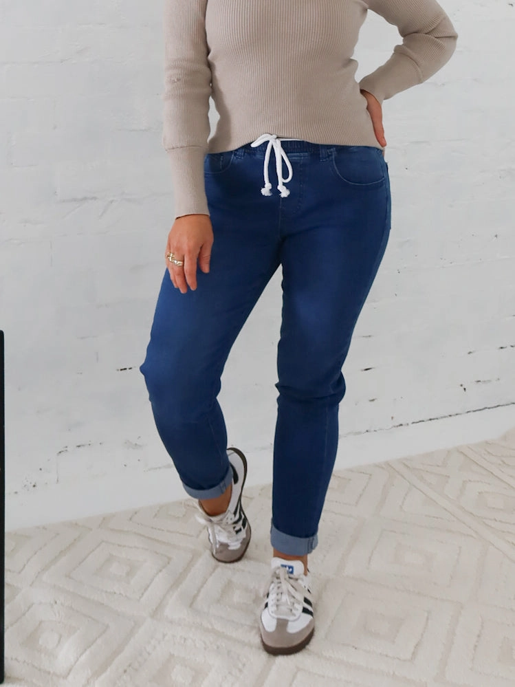 Mason Joggers - Dark Blue Style Match Youth Style Stylish Road Trip