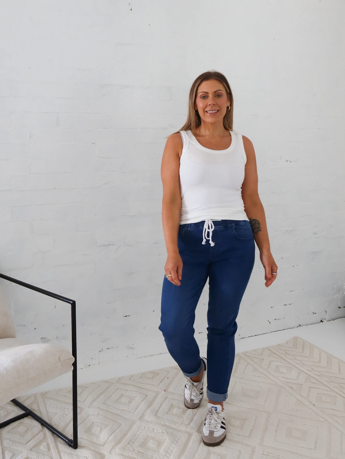 Formal Adult Fashion Mason Joggers - Dark Blue