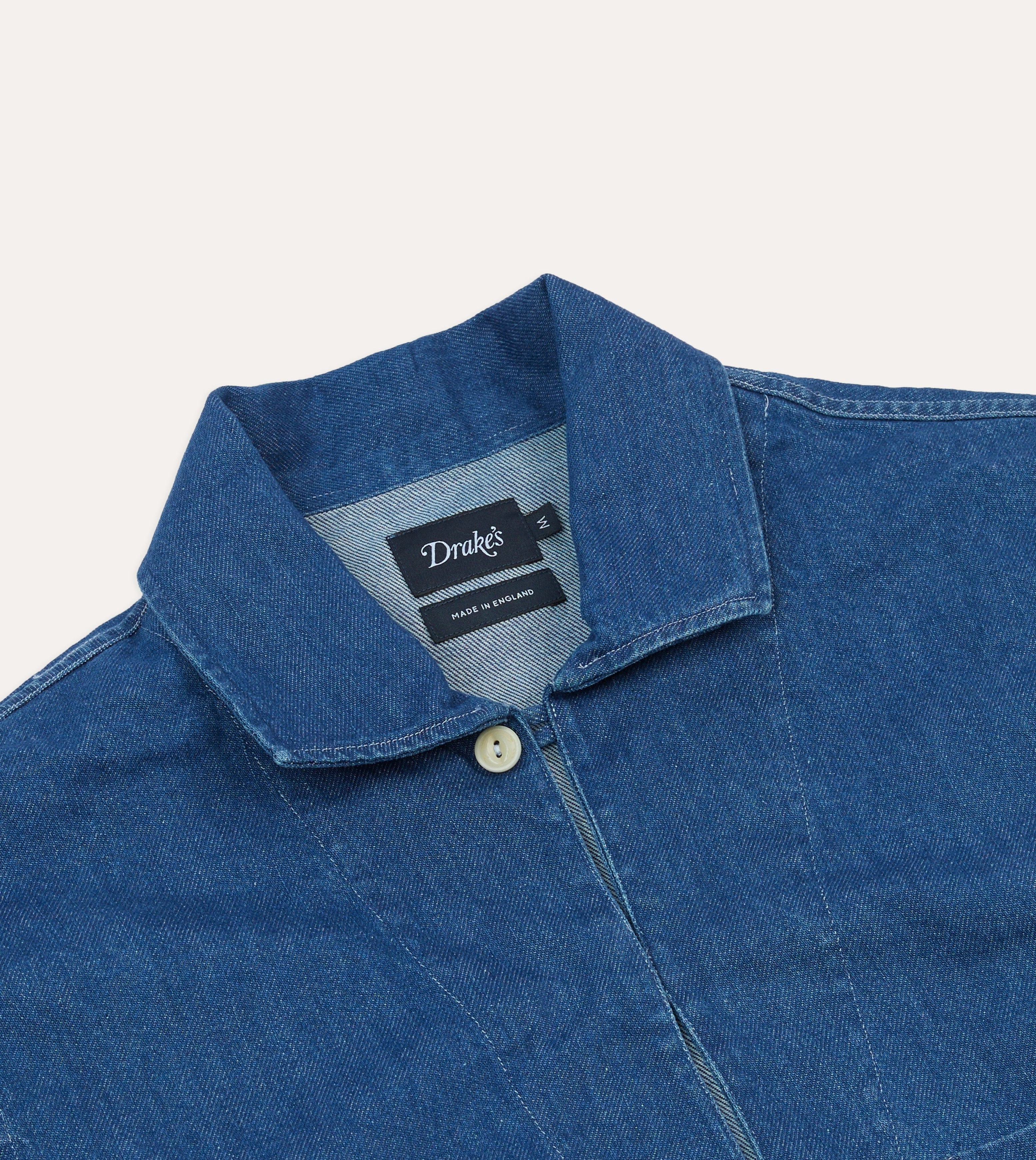 Practical Choice Stone Wash Denim Smock