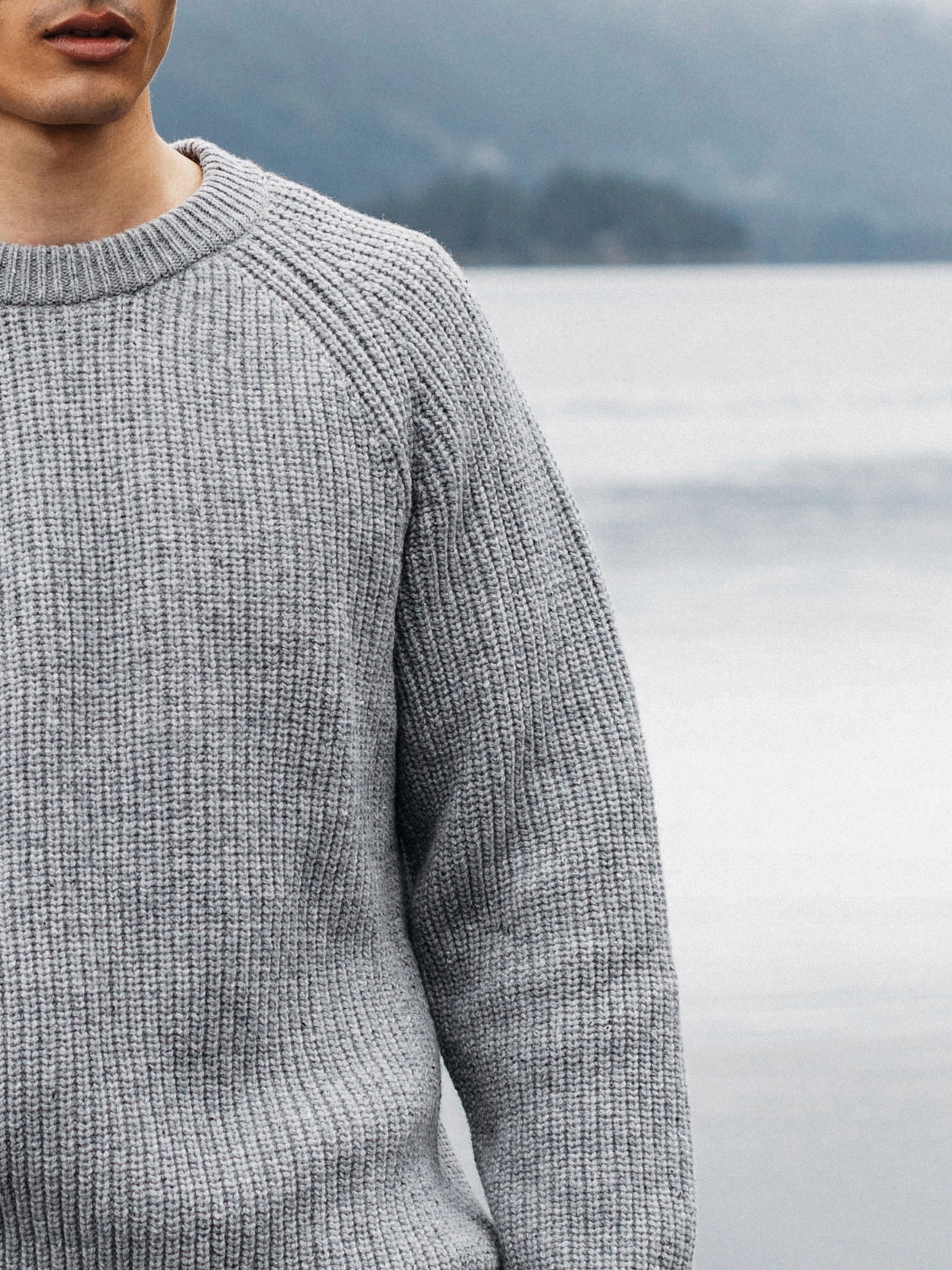 Men's Mora Knit Jumper Clean Cut Seasonal Wear