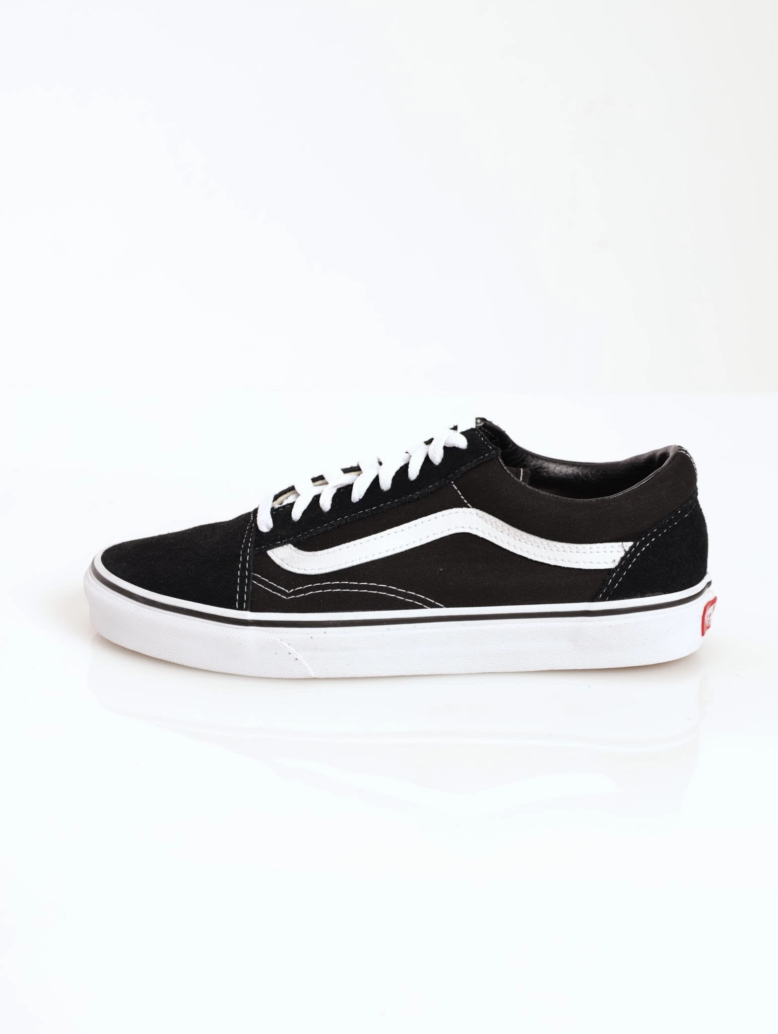 Knit Fabric Design Men's Old Skool Sneaker - Black/White