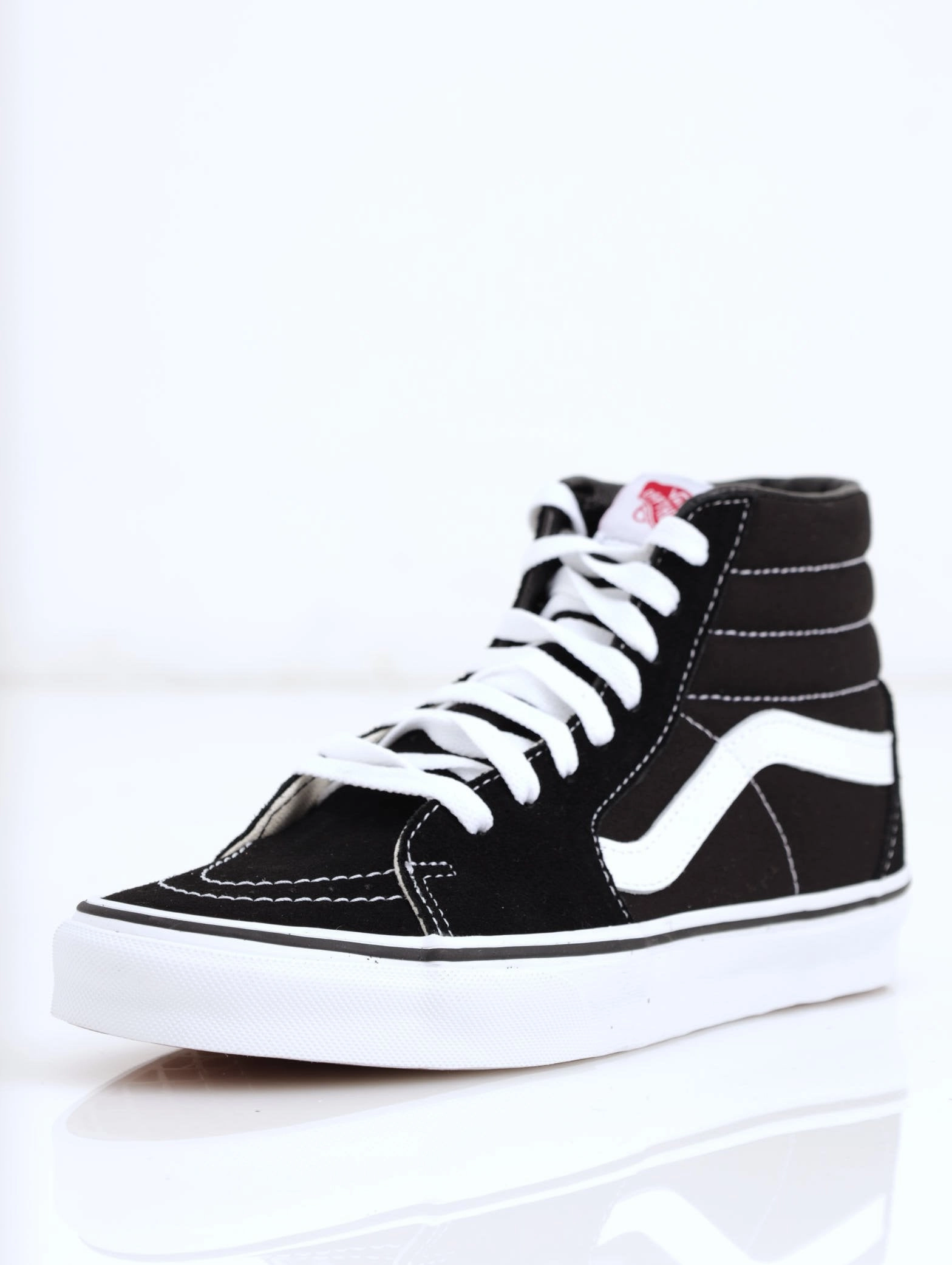 Men's UA Sk8-Hi Sneaker - Black/White Responsive Foam Technology Slip Ride