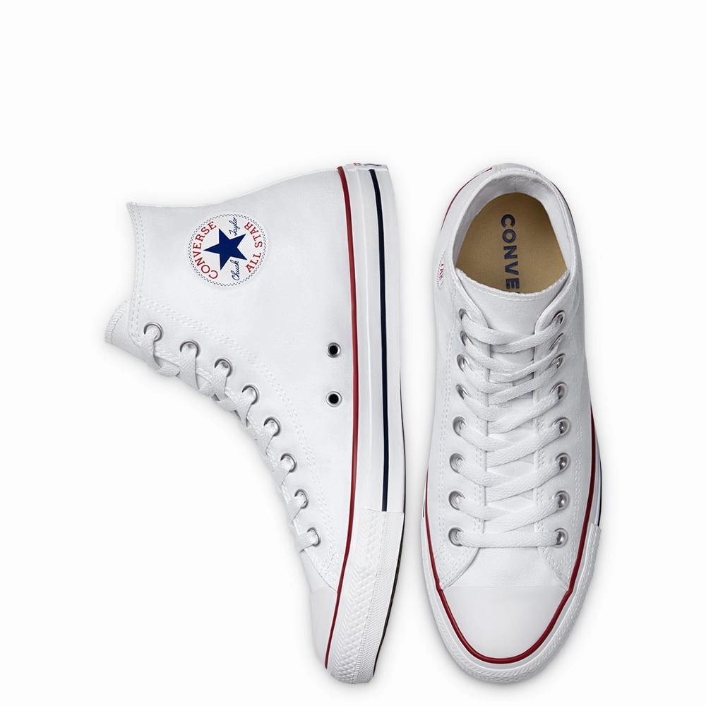 Mens - Chuck Taylor High Sneaker - White Pressure Dispersion Insole Balanced Fit