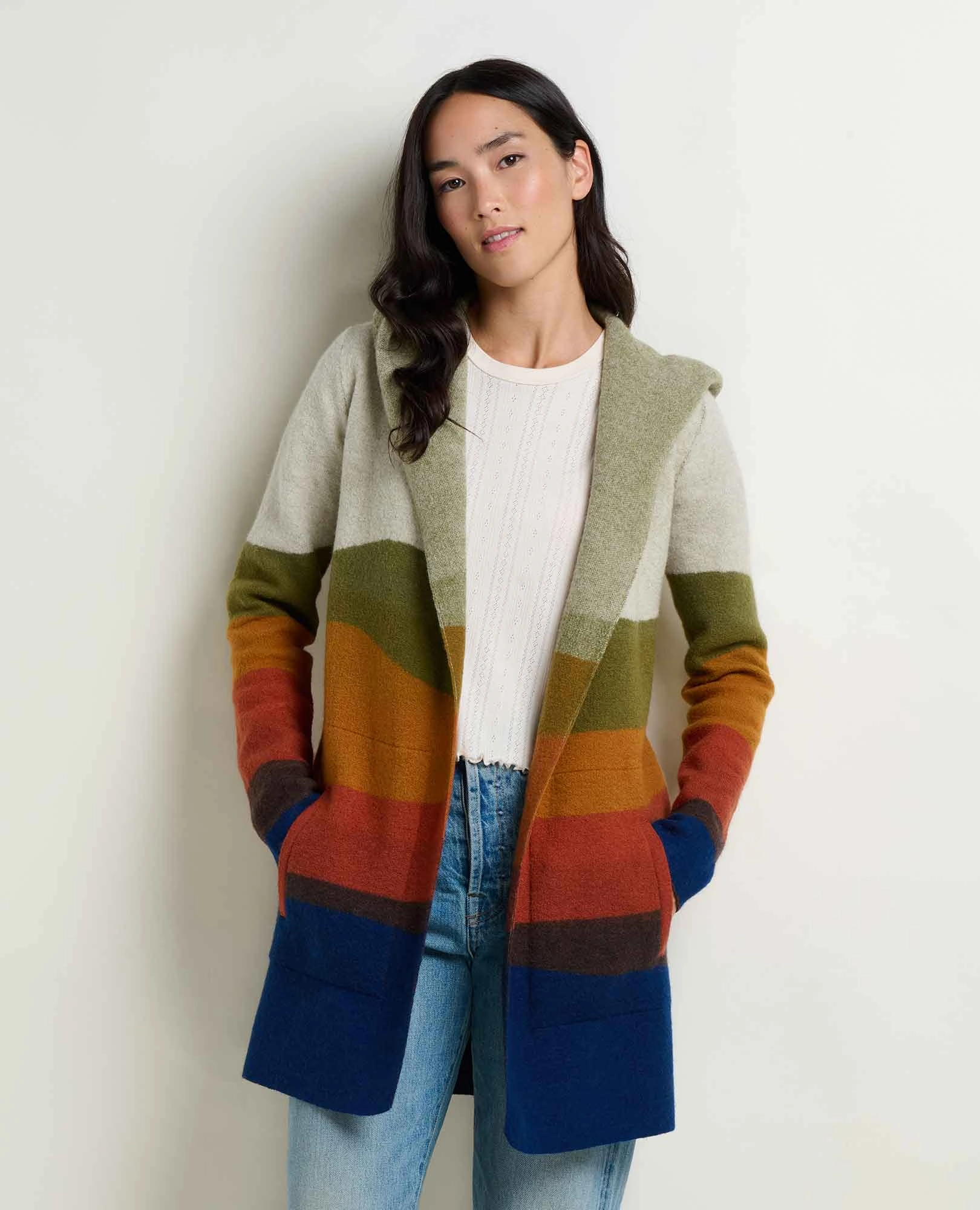 Merino Heartfelt Hoodie Fashionable Layering