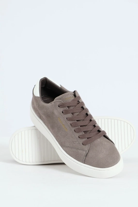 Suede Court Sneaker - Grey Neutral Arch Smart stability