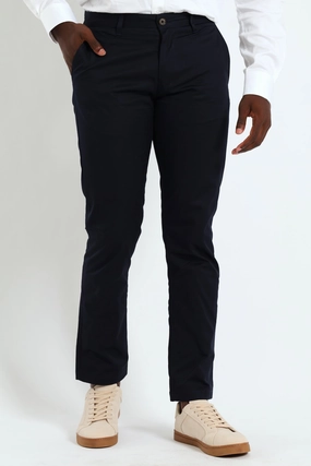 Milan Straight Leg Chino - Navy Premium Look