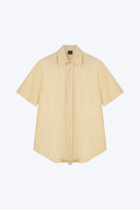 soft look Winter Layer Oxford Button-Down Shirt - Yellow