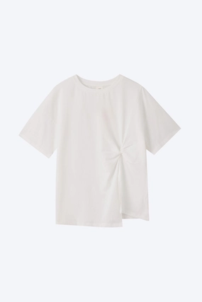 Twist Knot Tee - Cream [AT] Stylish