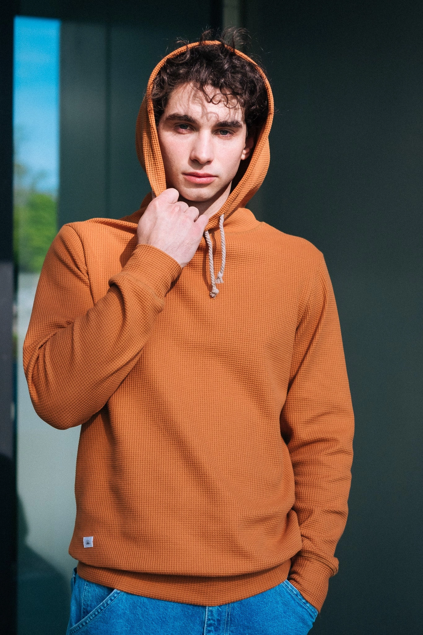 HIVE HOODIE / BRICK Budget product packaging